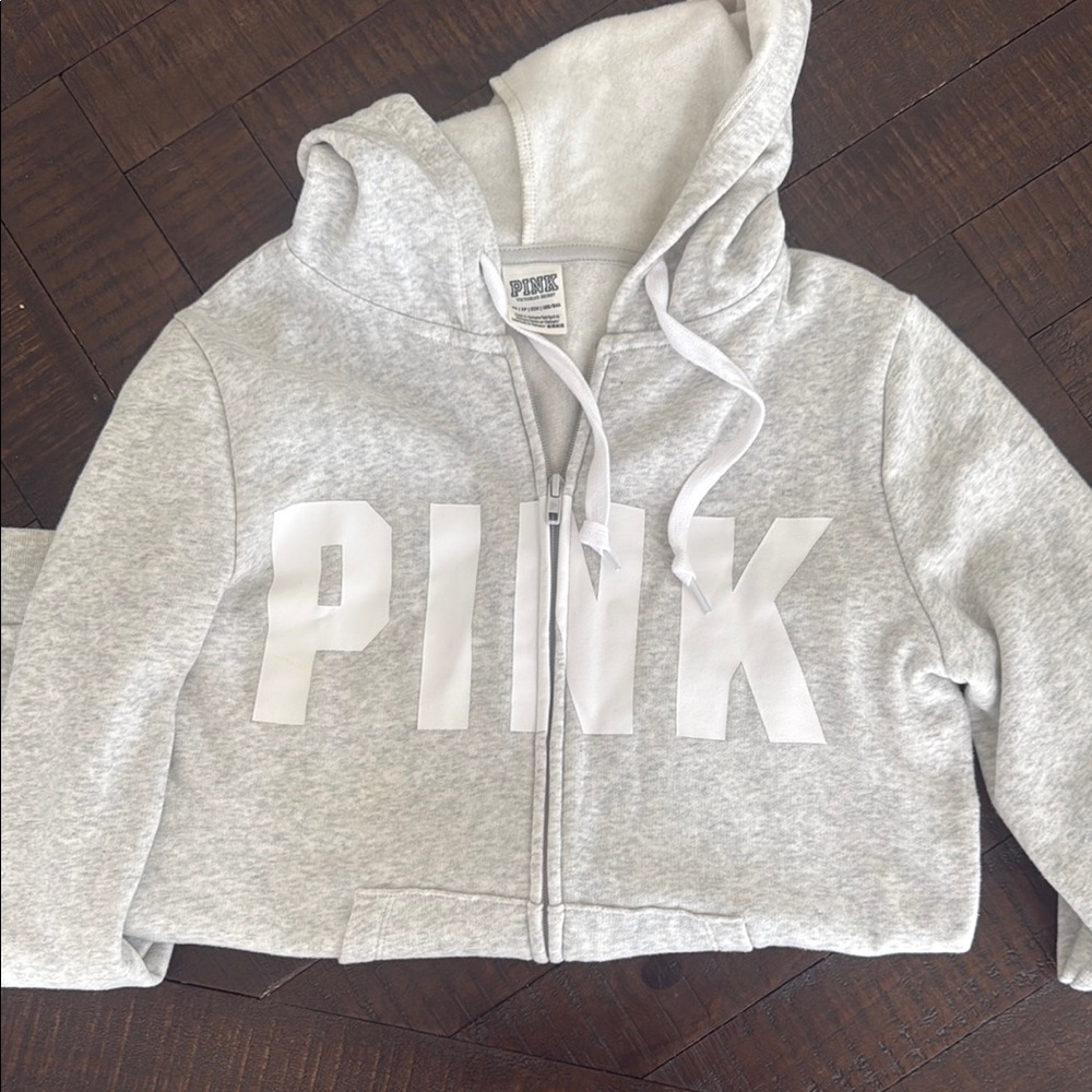 PINK Victoria's Secret Gray Hoodie